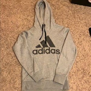 Adidas grey hoodie
